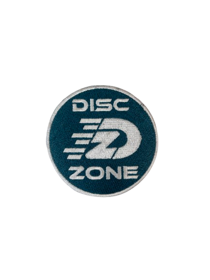 Disc Zone Embroidered Circle Velcro Patch