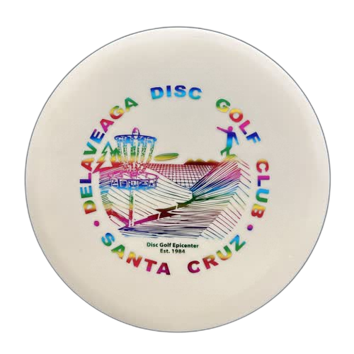 Glow DX Roc Delaveaga Disc Golf Club Stamp